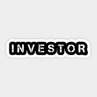 Just Investor Sticker